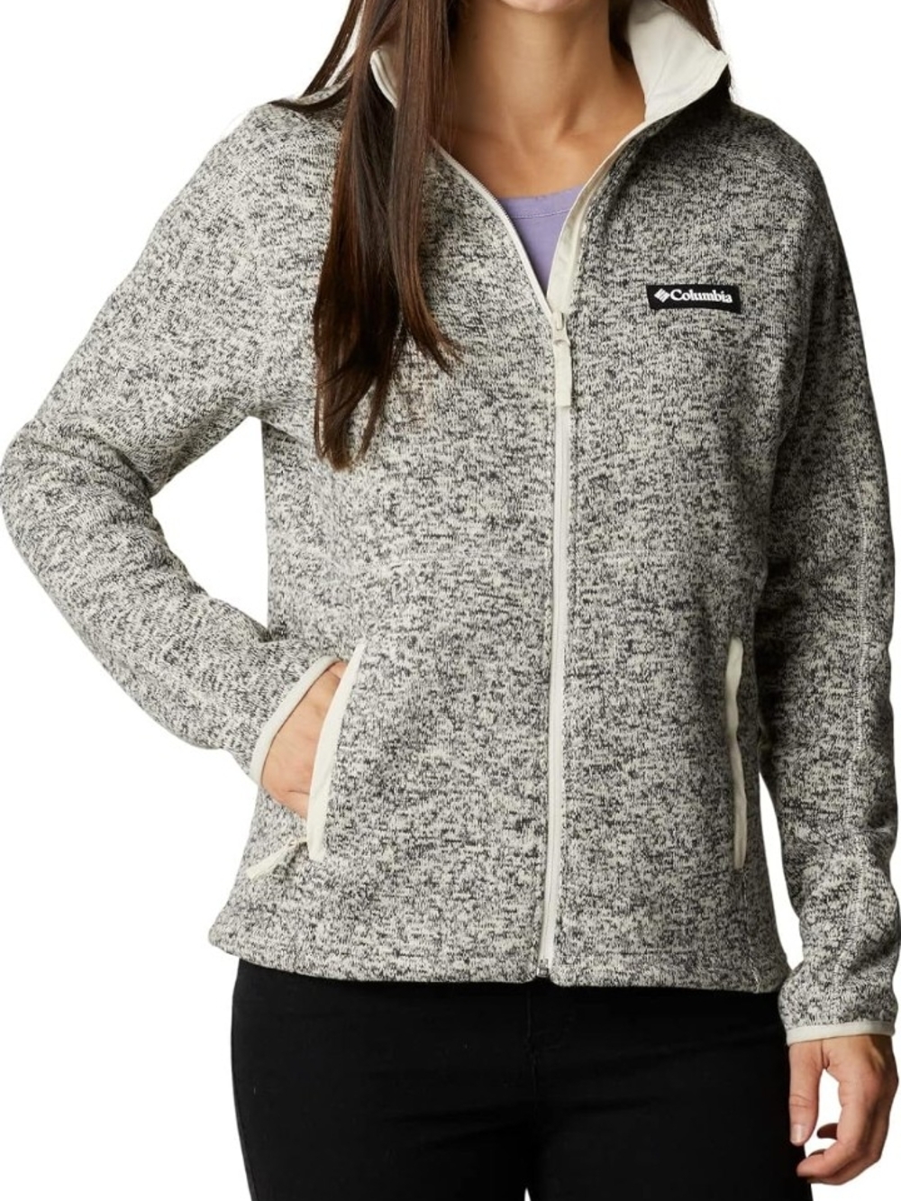 Columbia Women's Sweater Weather Full Zip Jacket - Size Medium
